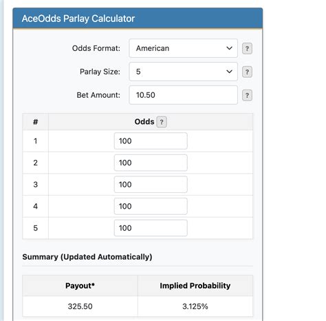 moneyline parlay calculator|Iba pa.